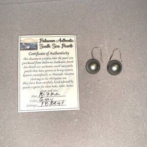 🔥 South Sea Pearl Hook Earring